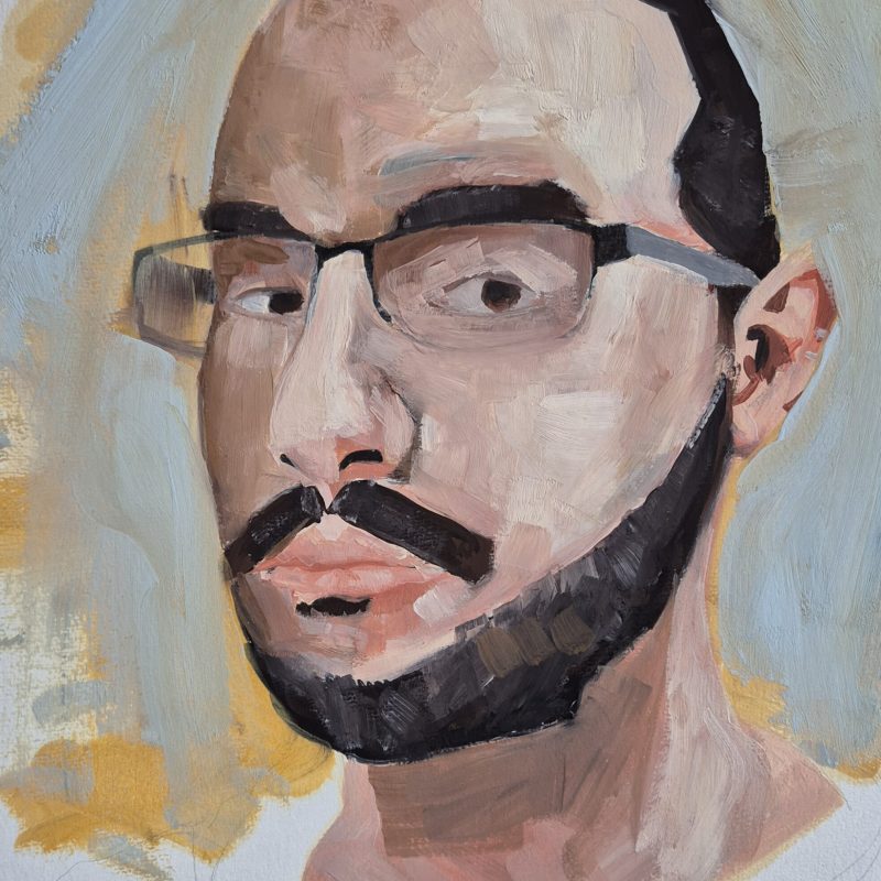 Original oil painting by Fife artist Kelart