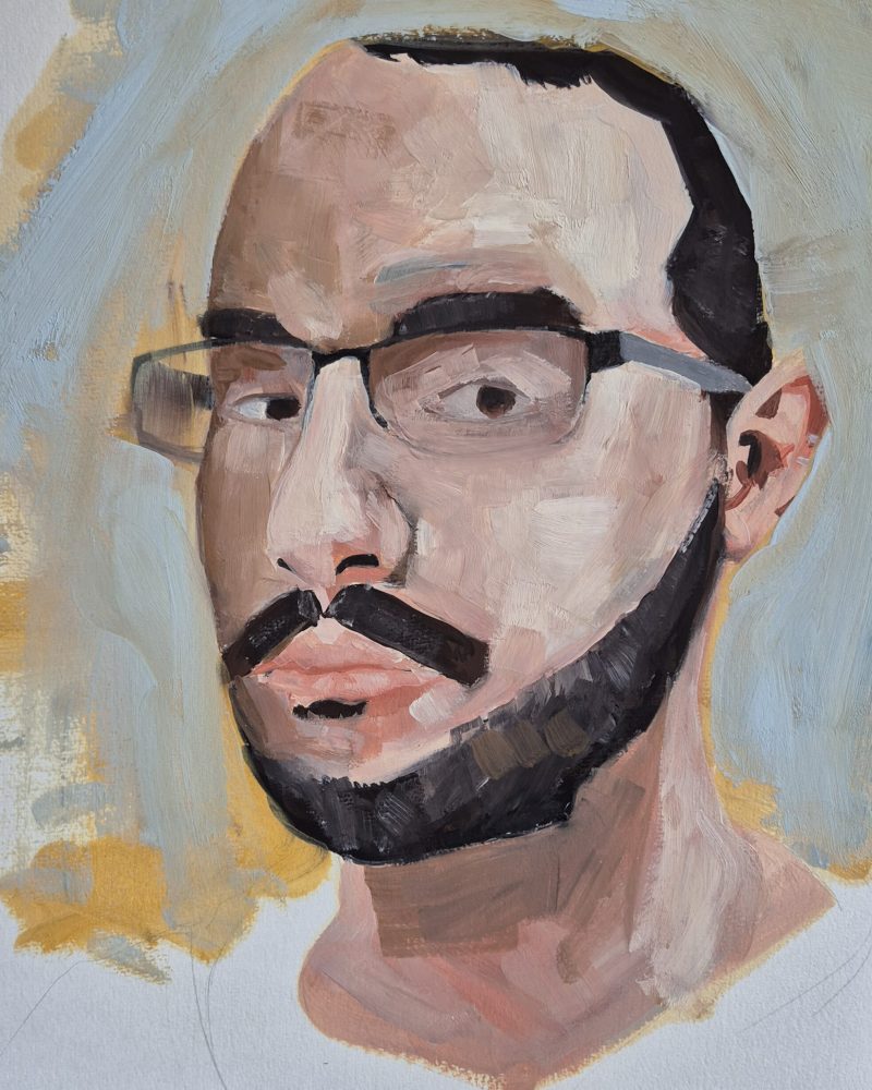 Original oil painting by Fife artist Kelart