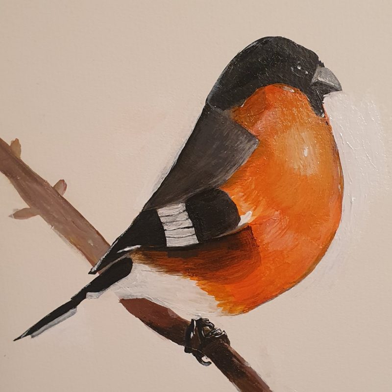 Original acrylic painting by Fife artist Kelart