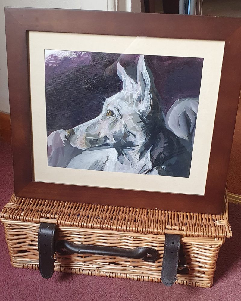 Original acrylic painting by Fife artist Kelart