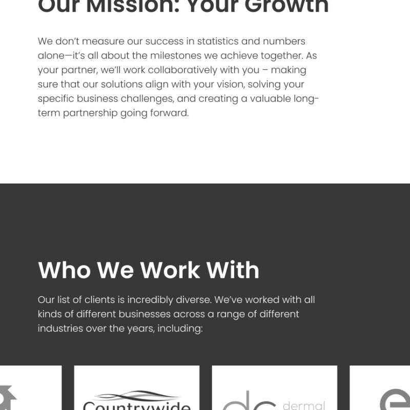 About us mobile